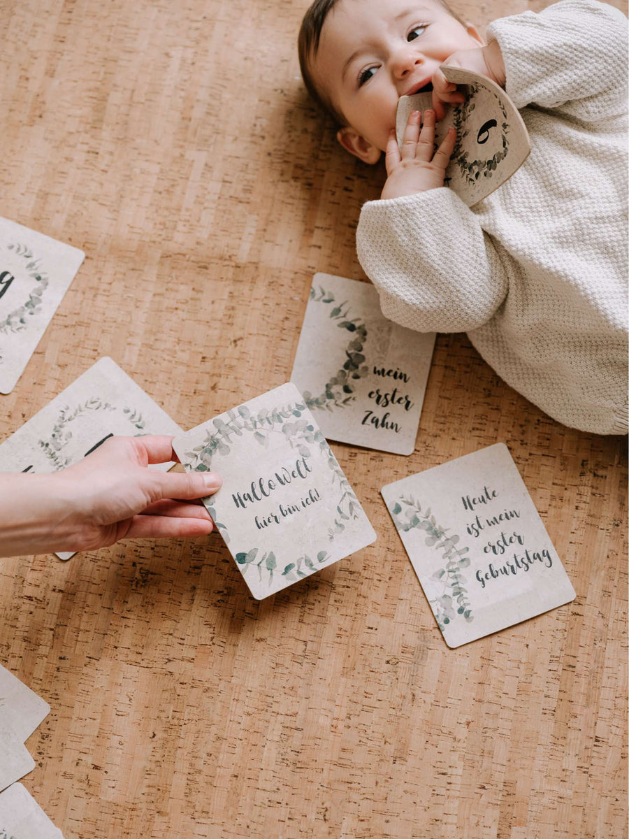 Baby-Meilensteinkarten Lou