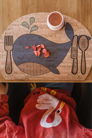 Kinder Tischset Singing Whale