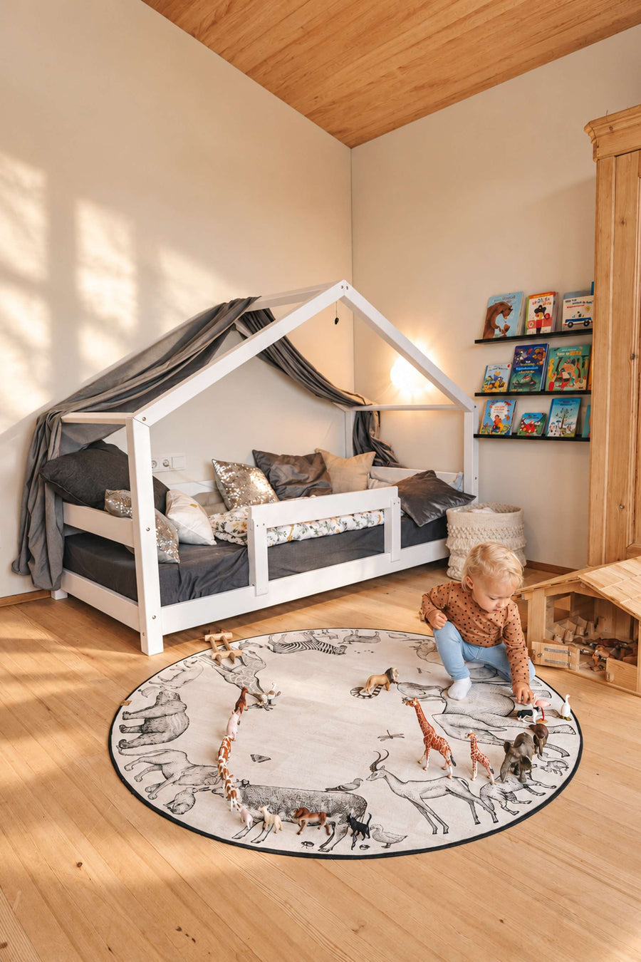 Cork Children's Rug Noah's Ark Round