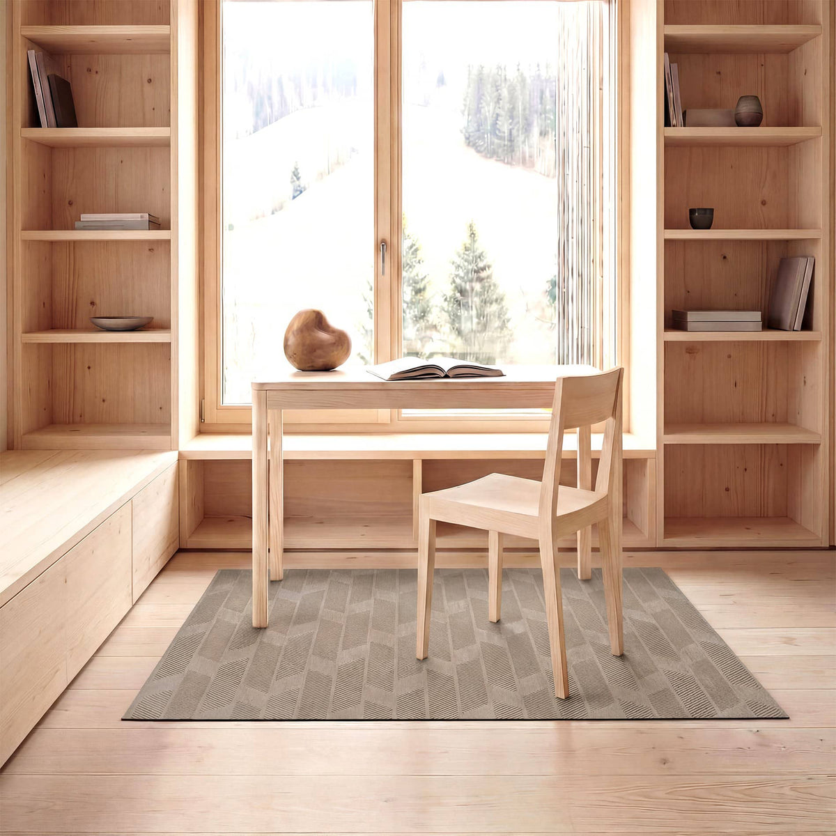 Kork Teppich Broken Stripes