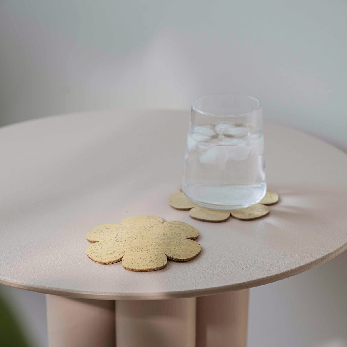 Set of 6 Bloom glass coasters