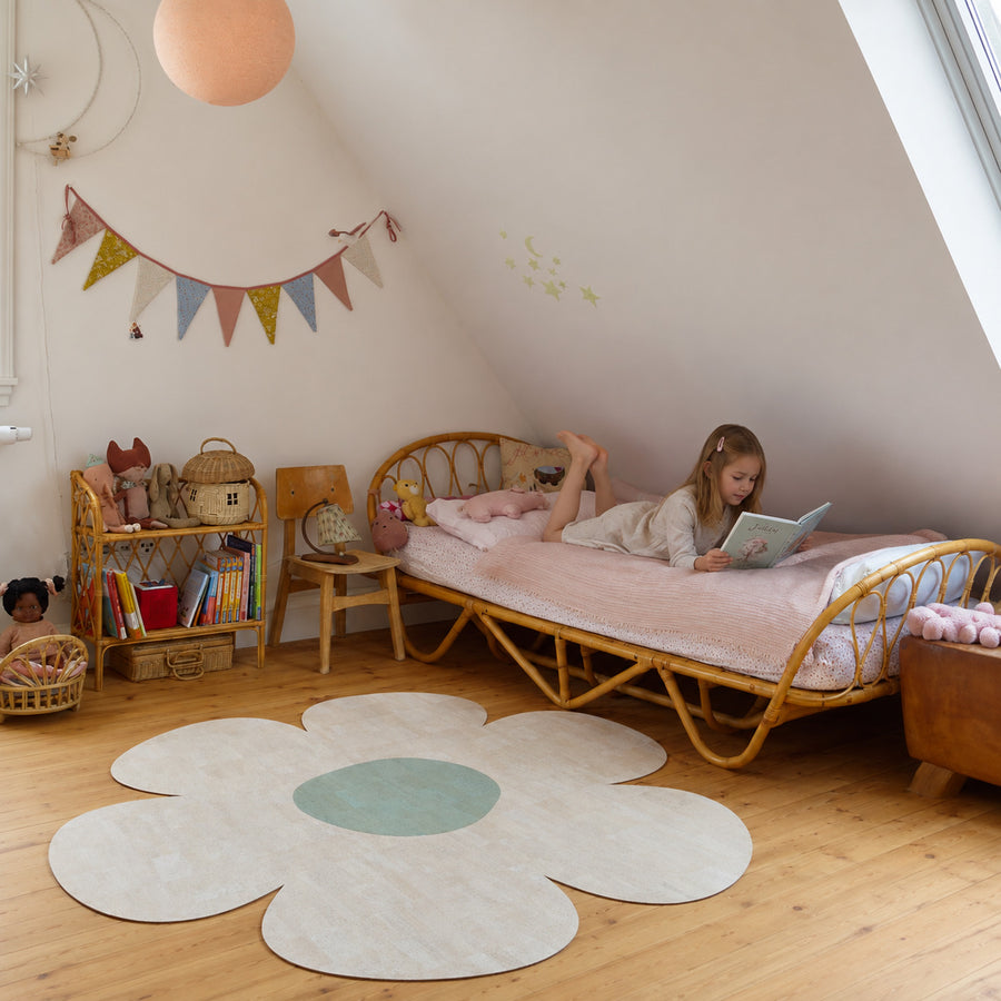 Kork Kinderteppich Flower Power