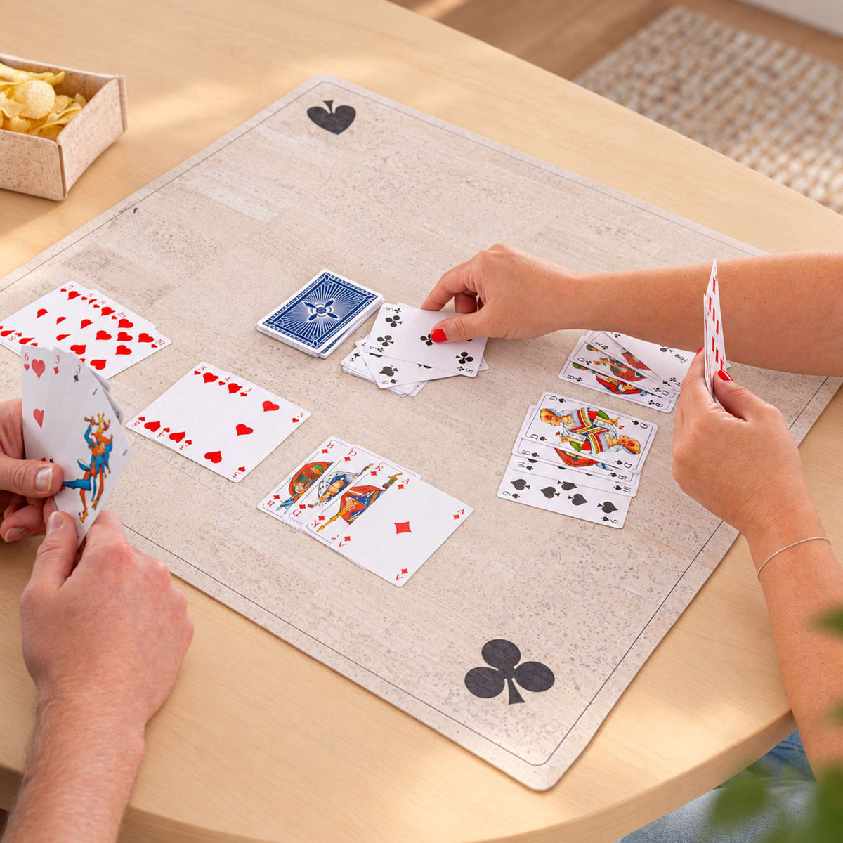 Kartenspiel-Unterlage Lucky