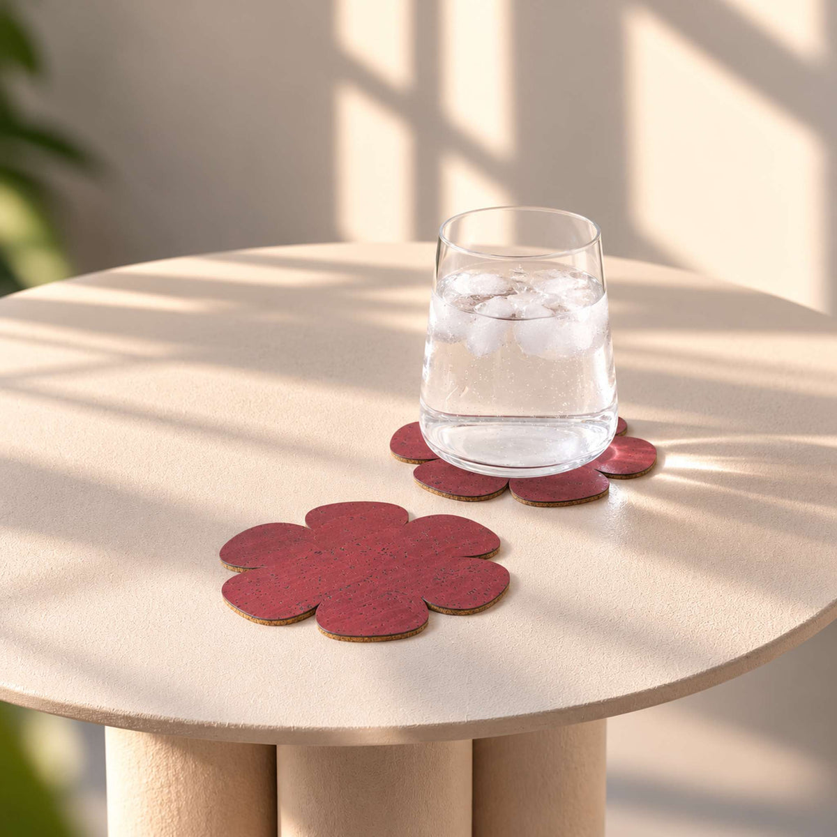 6er Set Glasuntersetzer Bloom