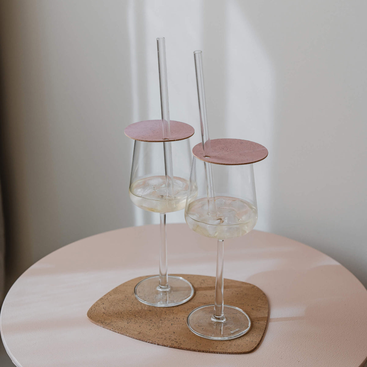 Set of 6 Glass Cover Salute