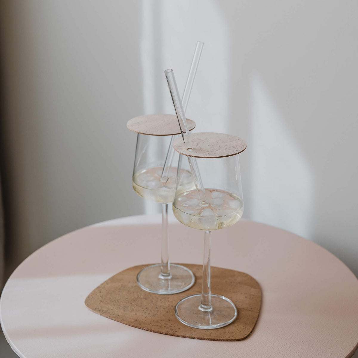 Set of 6 Glass Cover Salute