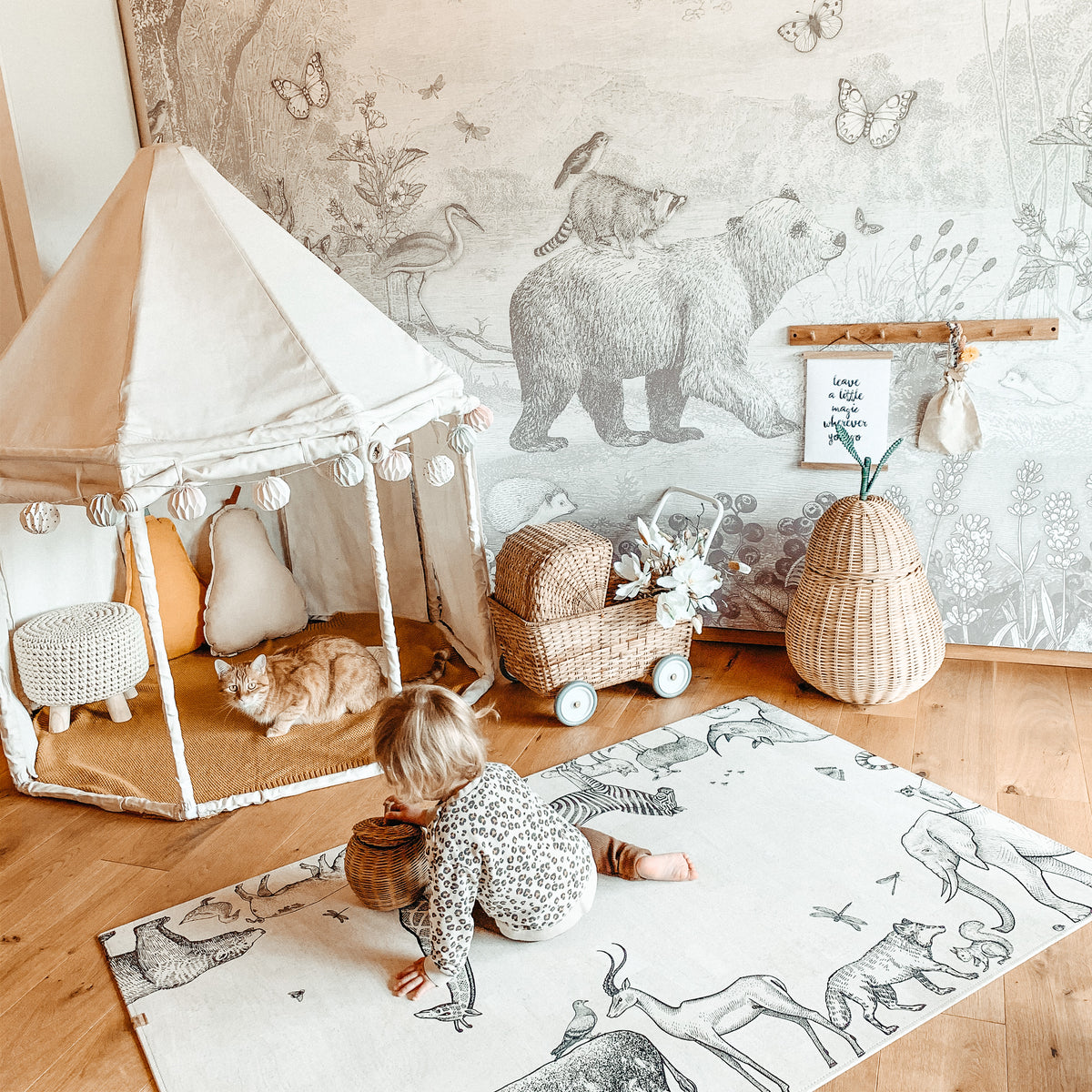 Kork Kinderteppich Arche Noah