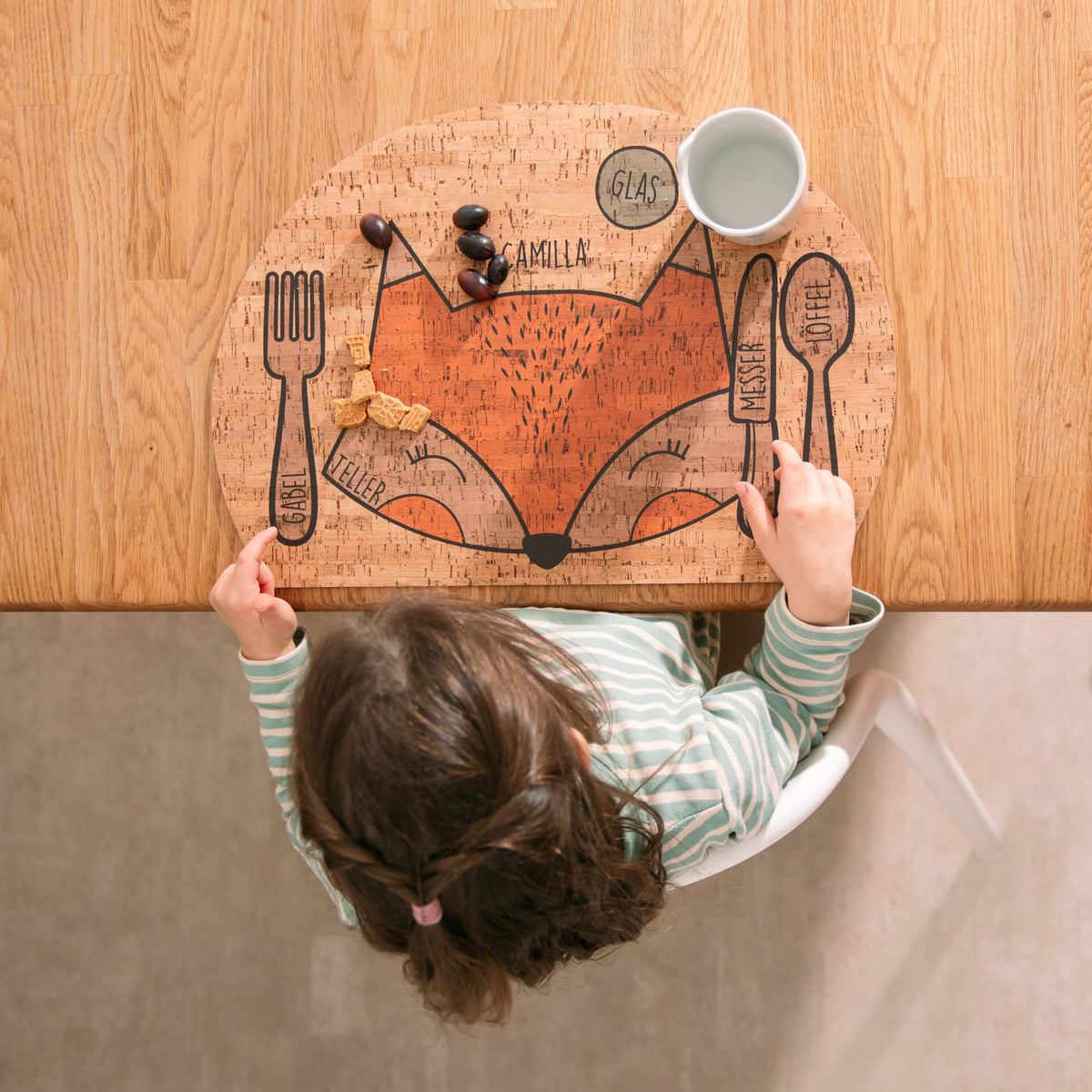 Kinder Tischset Dreaming Fox