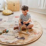 Cork Crawling Blanket World Trip