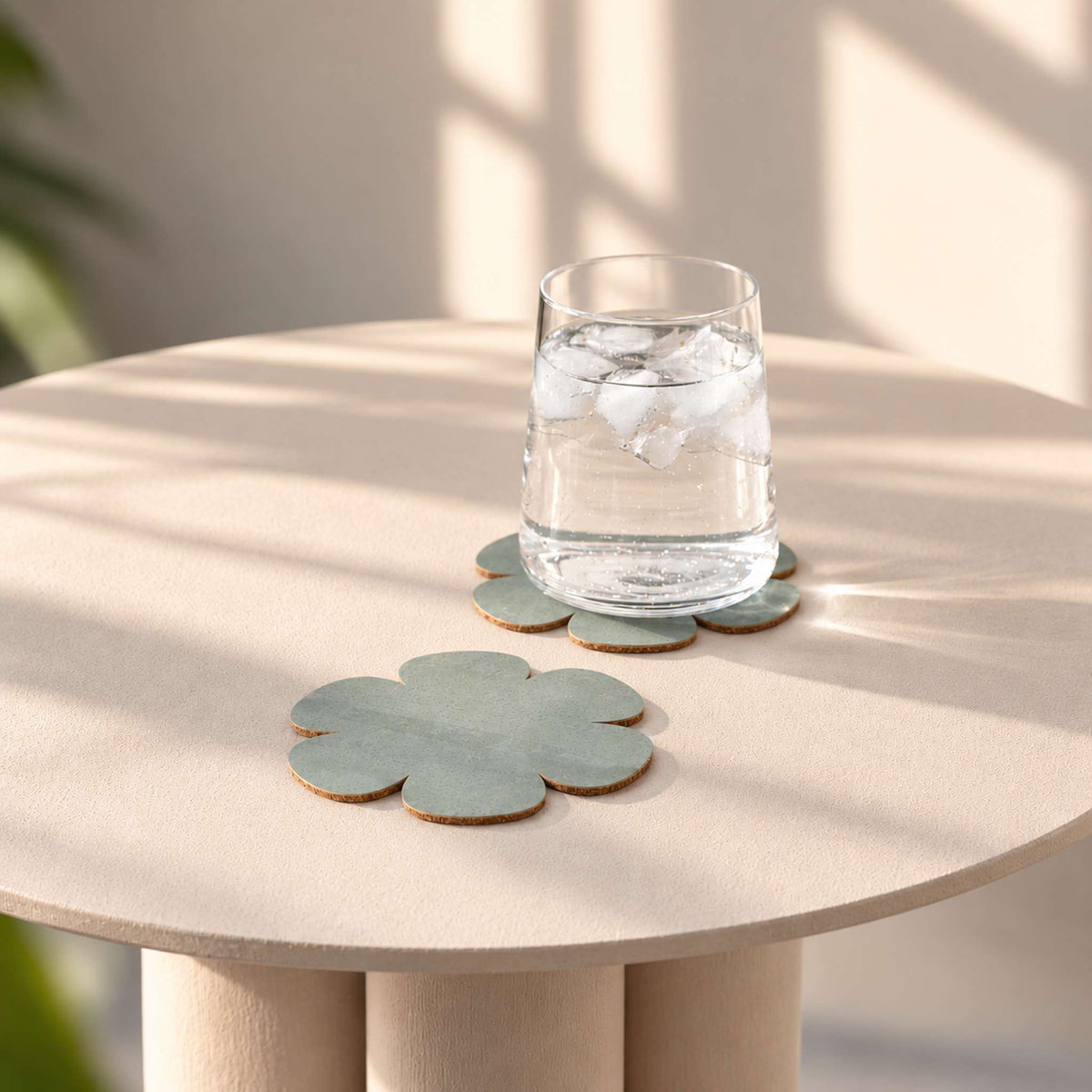 6er Set Glasuntersetzer Bloom