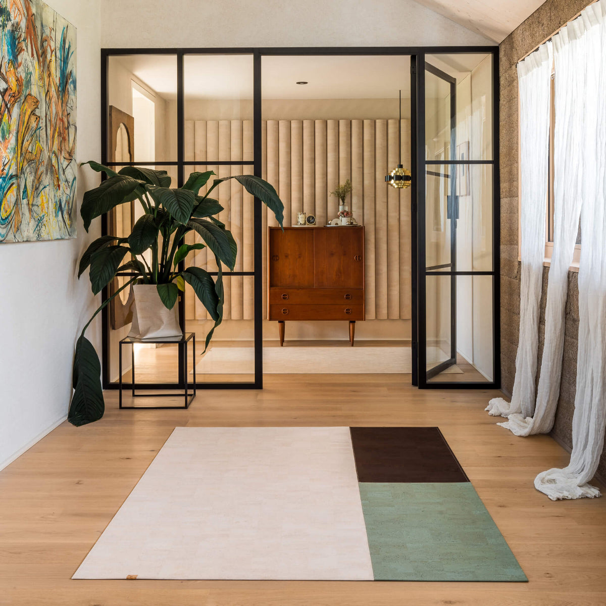 Kork Teppich Pure Mondrian