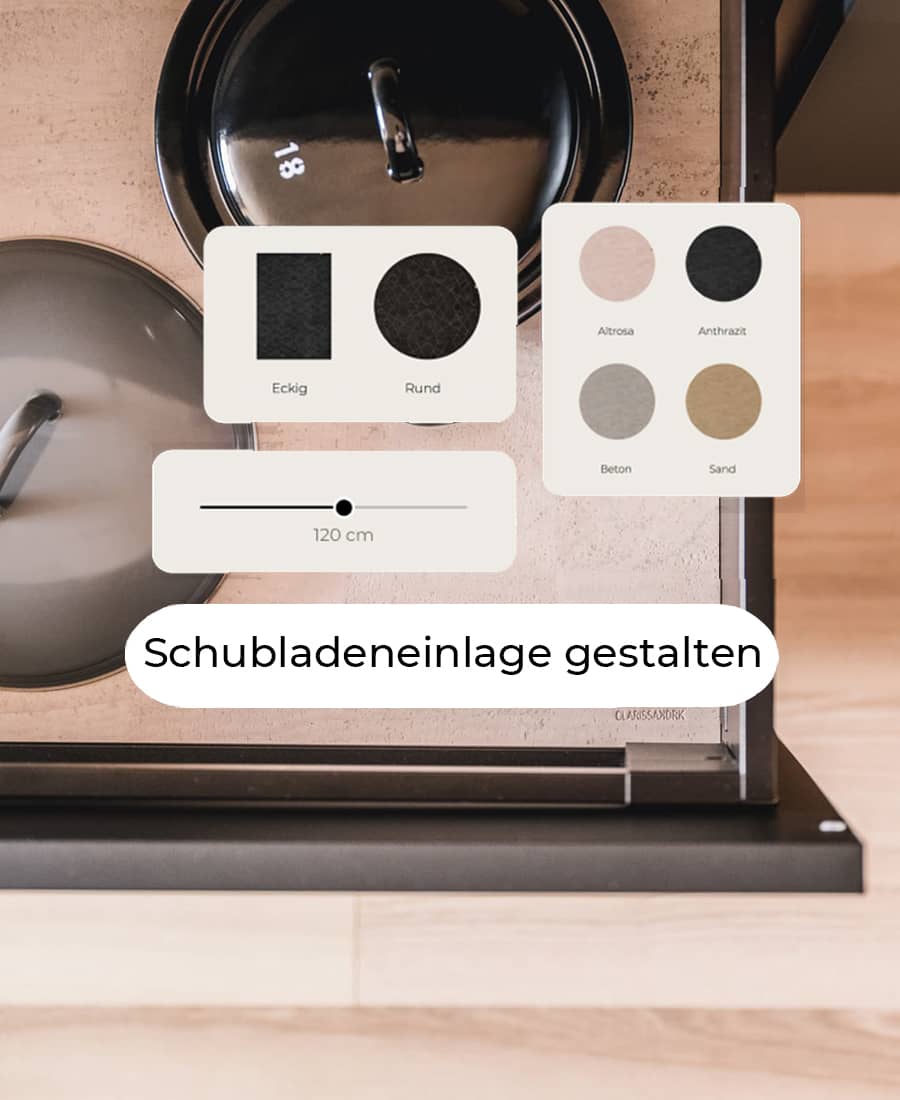 Schubladen & Einlagen Konfigurator