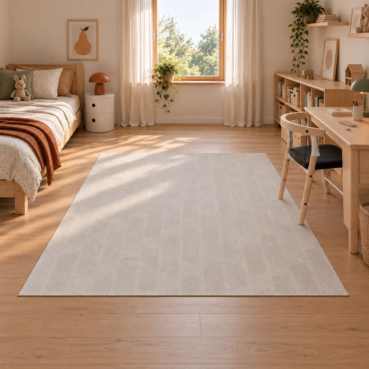 Kork Kinderteppich Broken Stripes