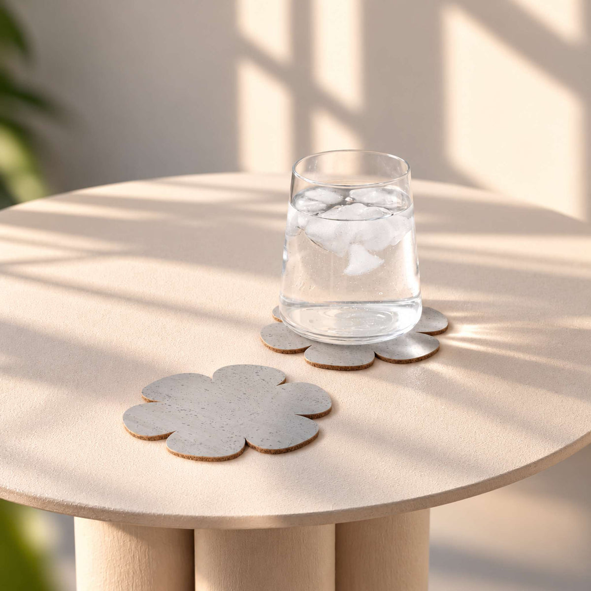 6er Set Glasuntersetzer Bloom