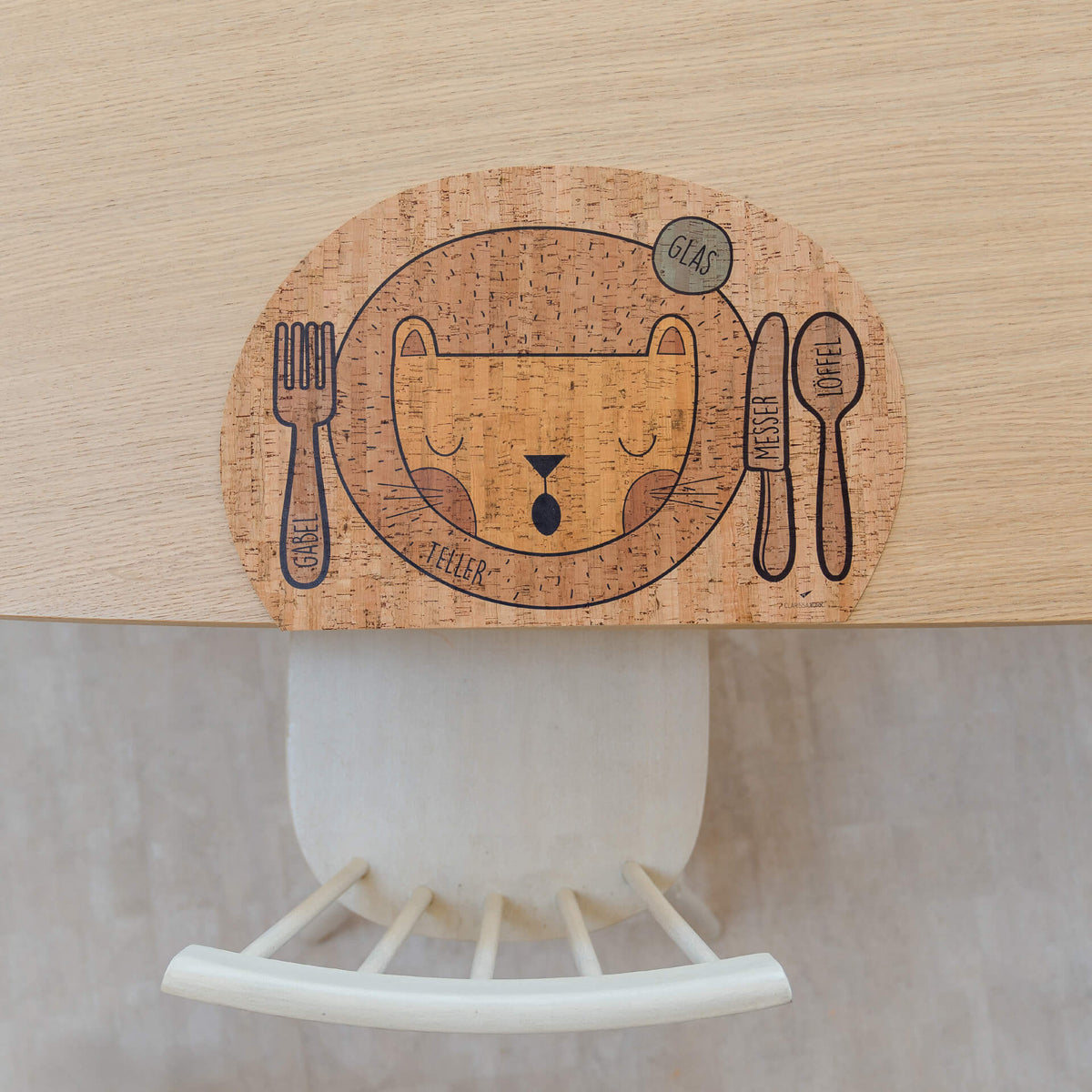 Kinder Tischset Chilling Lion