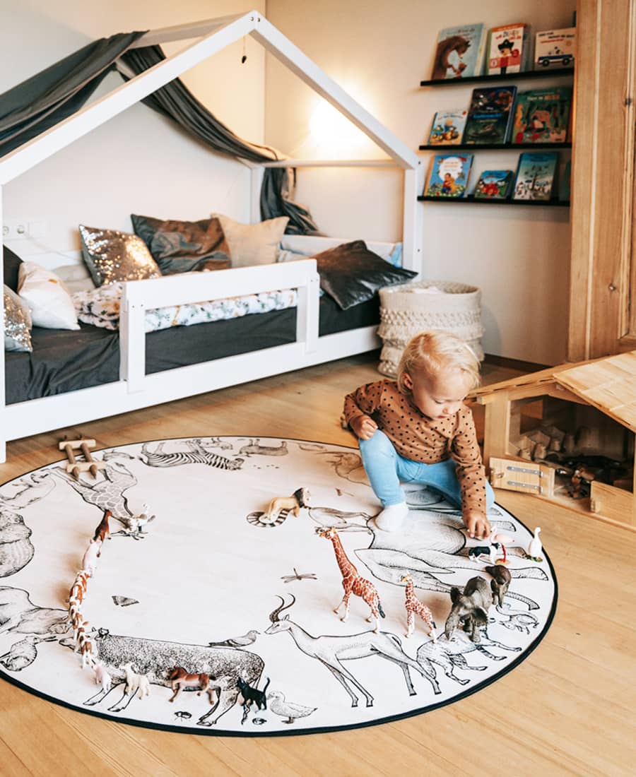 Cork Children's Rug Noah's Ark Round