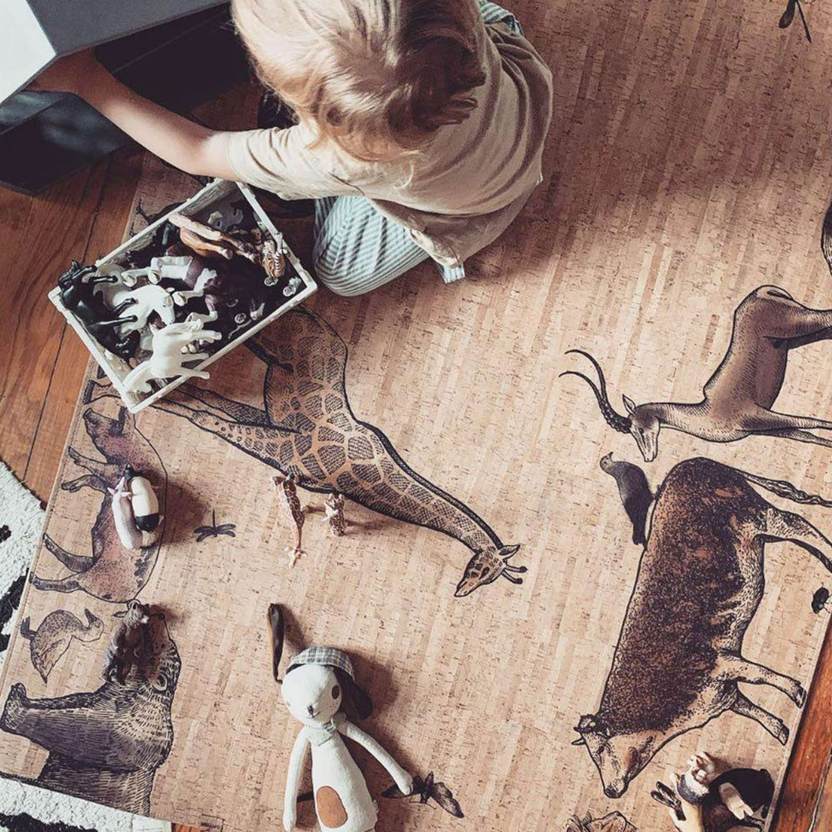 Kork Kinderteppich Arche Noah