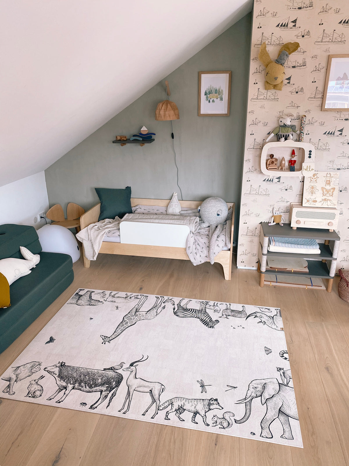 Kork Kinderteppich Arche Noah
