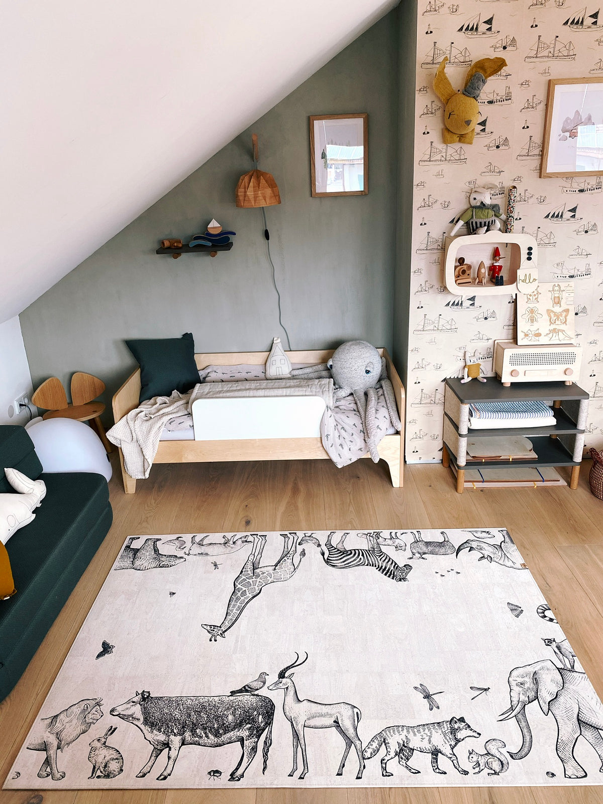 Kork Kinderteppich Arche Noah