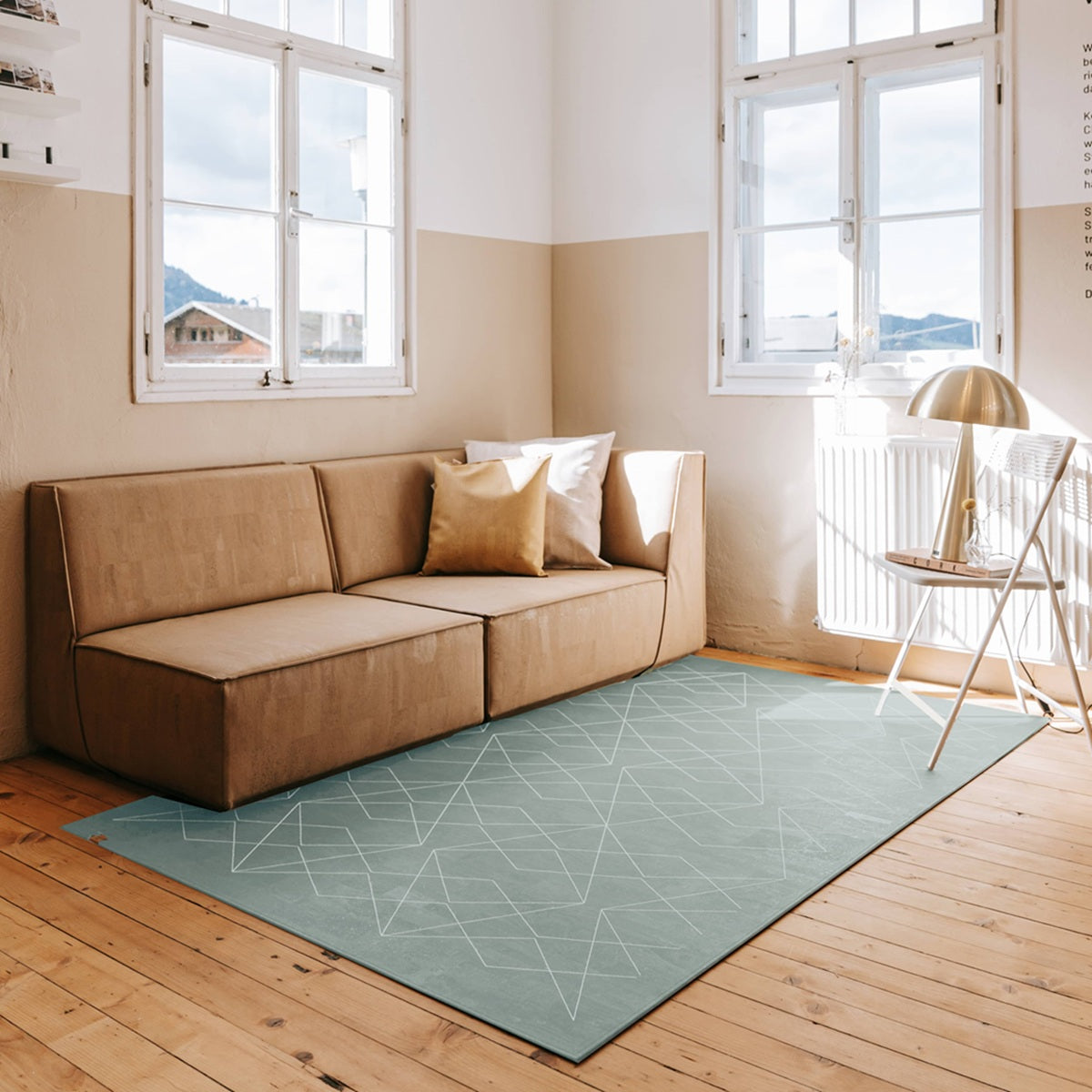 Kork Teppich Minimal Sixties