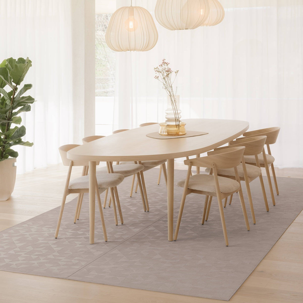 Kork Teppich Wild Triangle